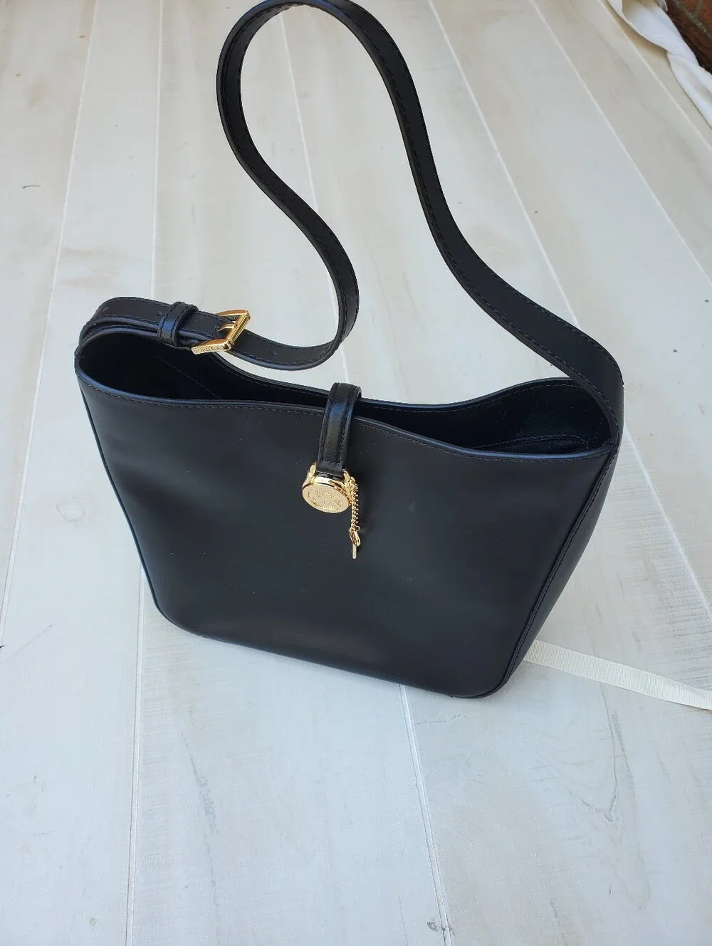 Michael Kors Lyra Leather Shoulder Bag - Picture 3 of 7